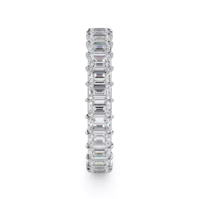 Emerald Cut Lab Diamond Eternity Ring (2.0 ct. tw.)