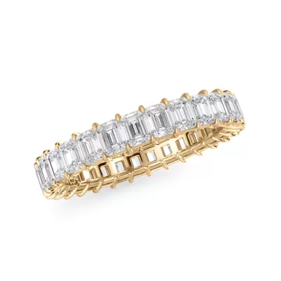Emerald Cut Lab Diamond Eternity Ring (2.0 ct. tw.)