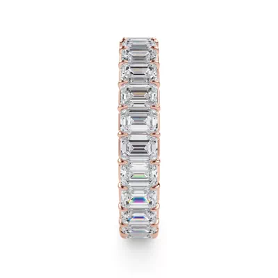 Emerald Cut Lab Diamond Eternity Ring (3.0 ct. tw.)