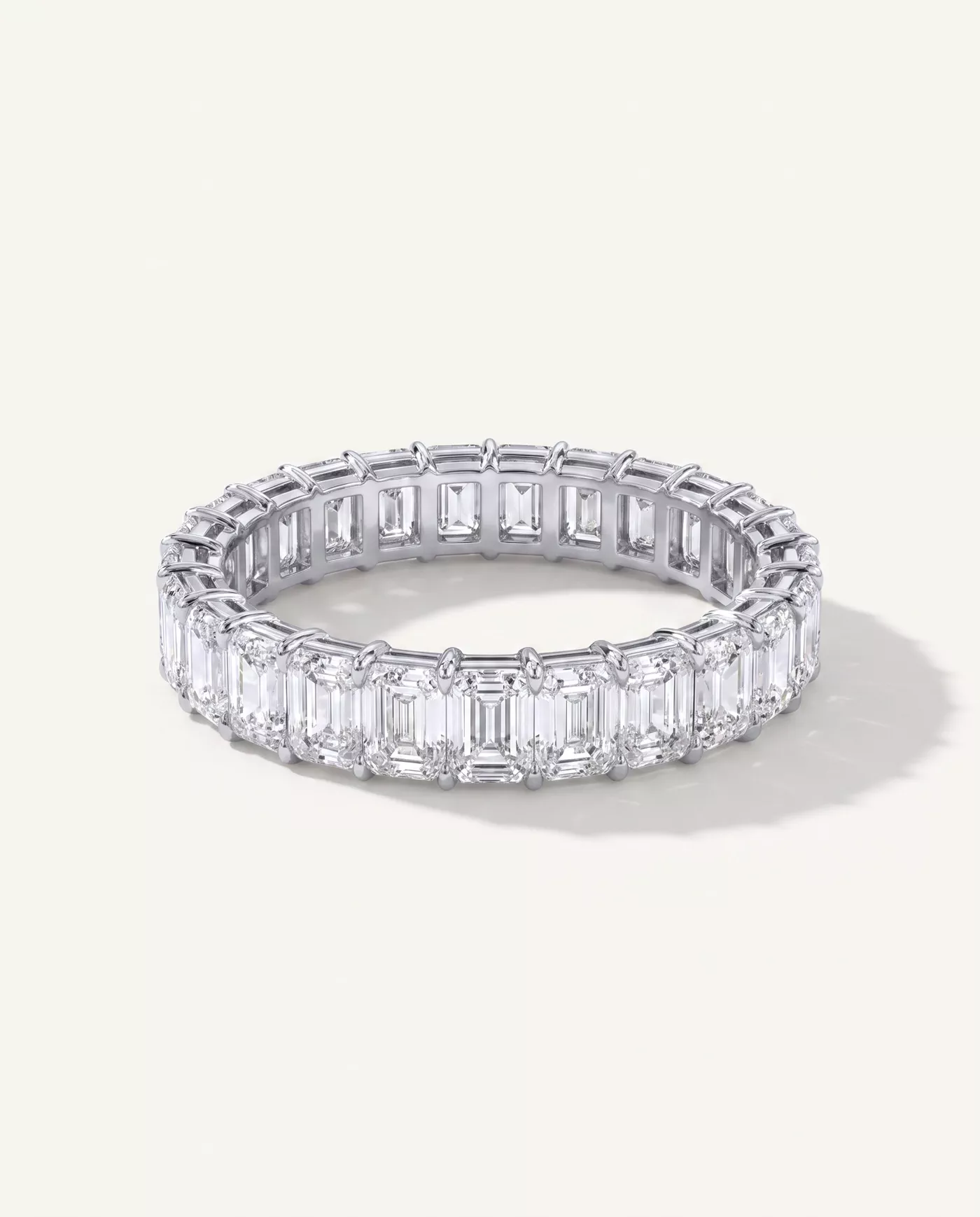 Emerald Cut Lab Diamond Eternity Ring (3.0 ct. tw.)