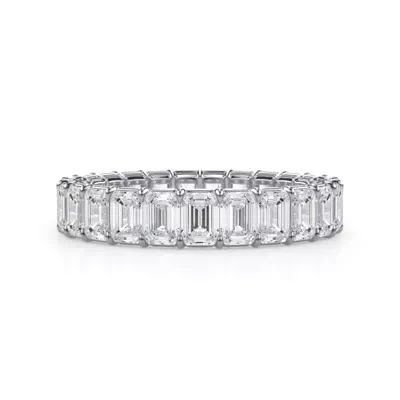 Emerald Cut Lab Diamond Eternity Ring (3.0 ct. tw.)