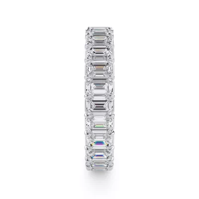Emerald Cut Lab Diamond Eternity Ring (3.0 ct. tw.)