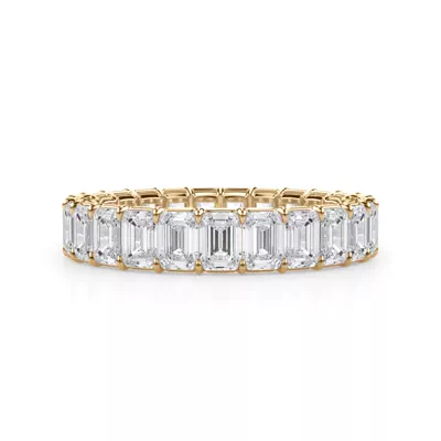 Emerald Cut Lab Diamond Eternity Ring (3.0 ct. tw.)