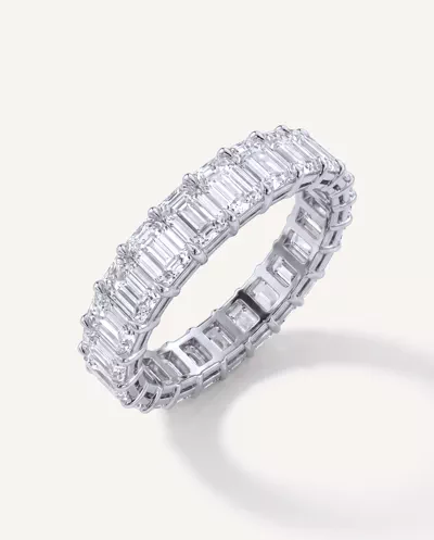 Emerald Cut Diamond Eternity Ring (3.0 ct. tw.)