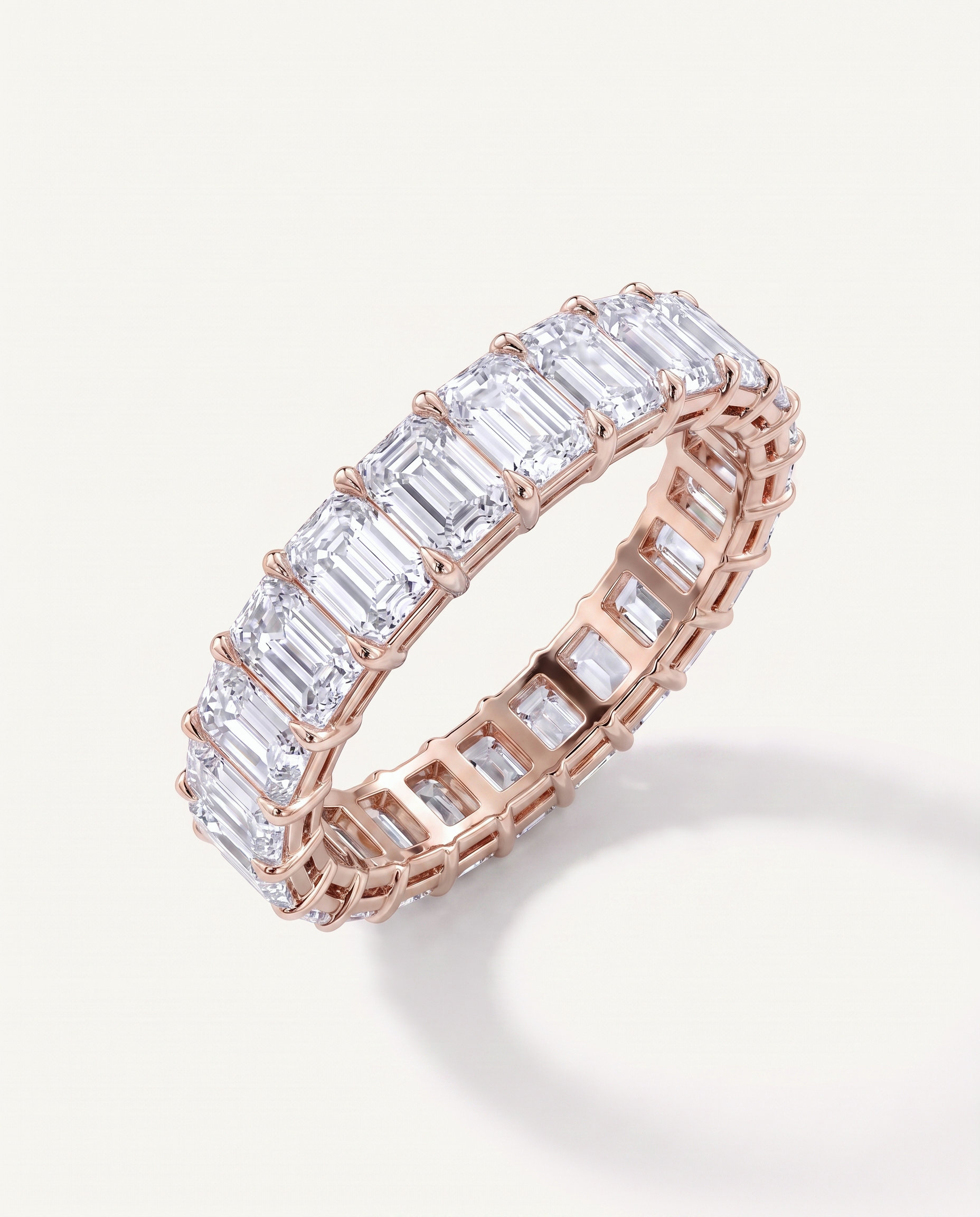 Emerald Cut Diamond Eternity Ring (3.0 ct. tw.)