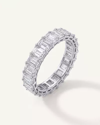 Emerald Cut Lab Diamond Eternity Ring (4.0 ct. tw.)