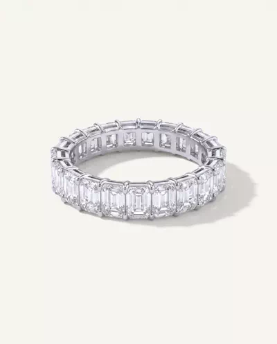 Emerald Cut Lab Diamond Eternity Ring (4.0 ct. tw.)