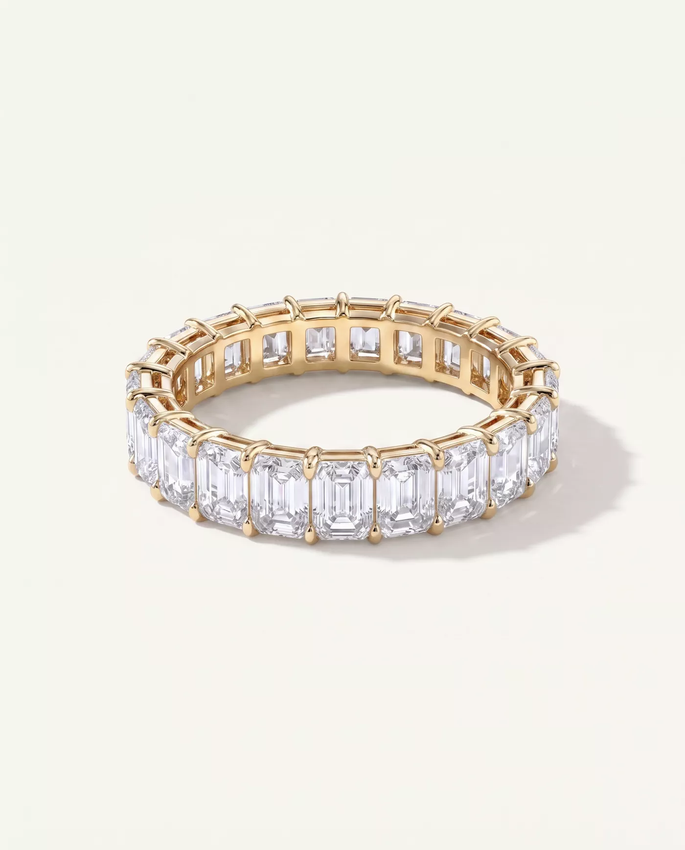 Emerald Cut Lab Diamond Eternity Ring (4.0 ct. tw.)