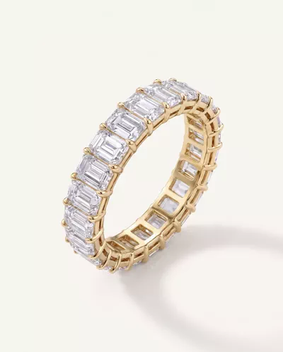 Emerald Cut Lab Diamond Eternity Ring (4.0 ct. tw.)