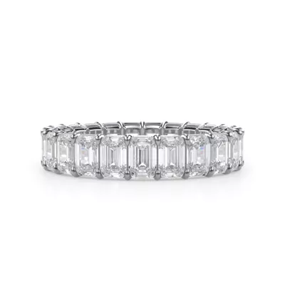 Emerald Cut Lab Diamond Eternity Ring (4.0 ct. tw.)
