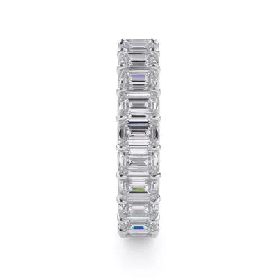 Emerald Cut Lab Diamond Eternity Ring (4.0 ct. tw.)
