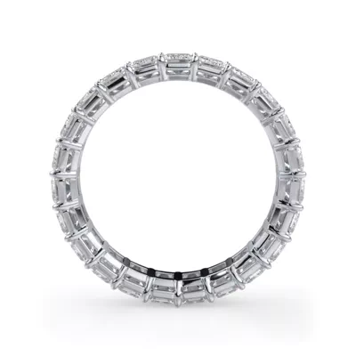 Emerald Cut Lab Diamond Eternity Ring (4.0 ct. tw.)
