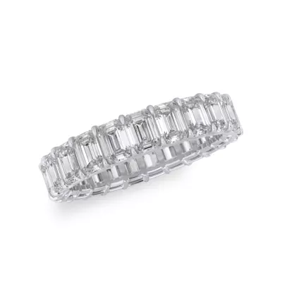 Emerald Cut Lab Diamond Eternity Ring (4.0 ct. tw.)