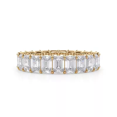 Emerald Cut Lab Diamond Eternity Ring (4.0 ct. tw.)