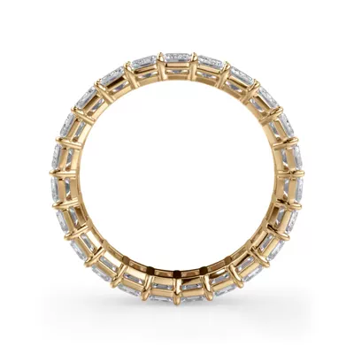 Emerald Cut Lab Diamond Eternity Ring (4.0 ct. tw.)