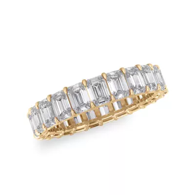 Emerald Cut Lab Diamond Eternity Ring (4.0 ct. tw.)