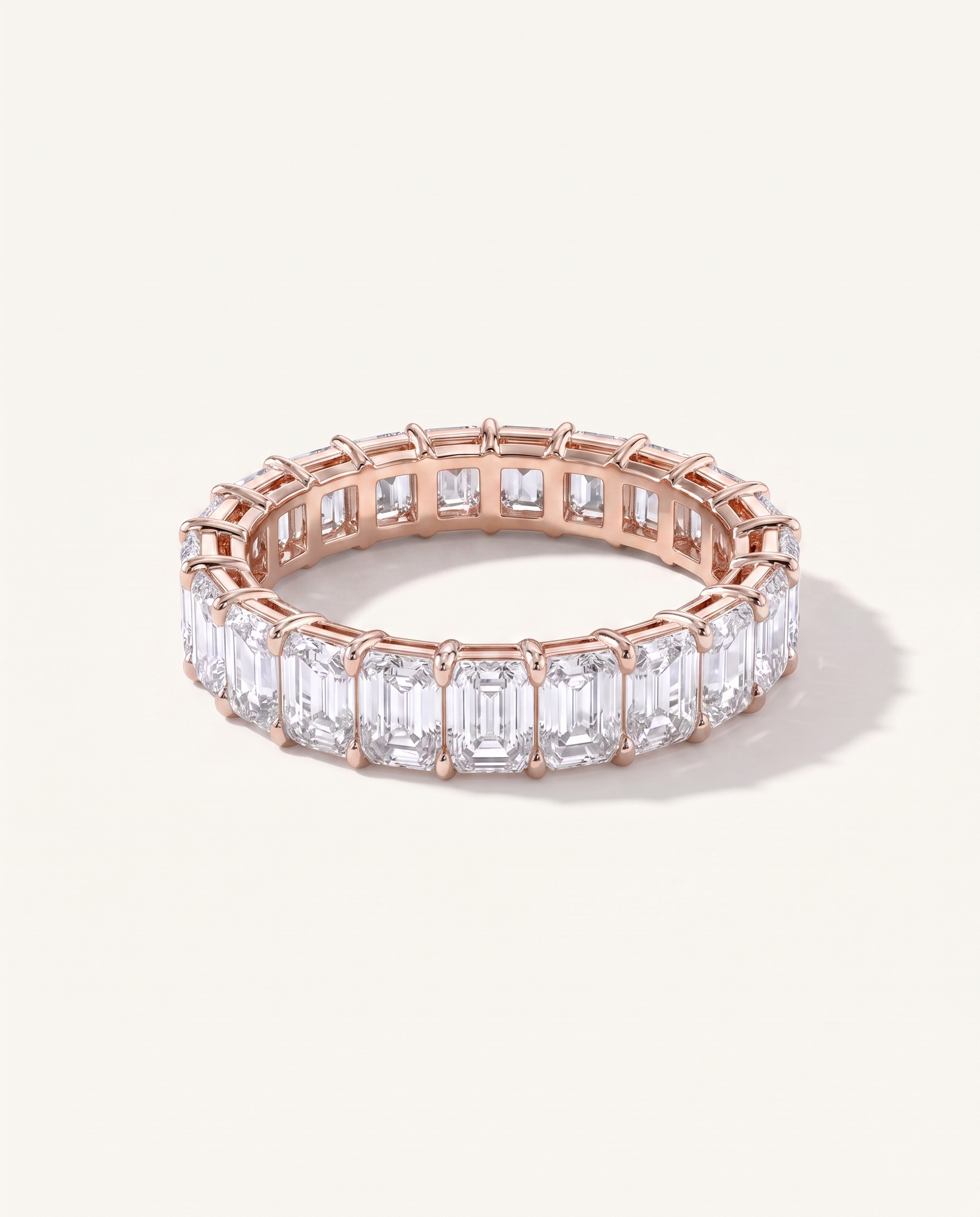 Emerald Cut Diamond Eternity Ring (4.0 ct. tw.)