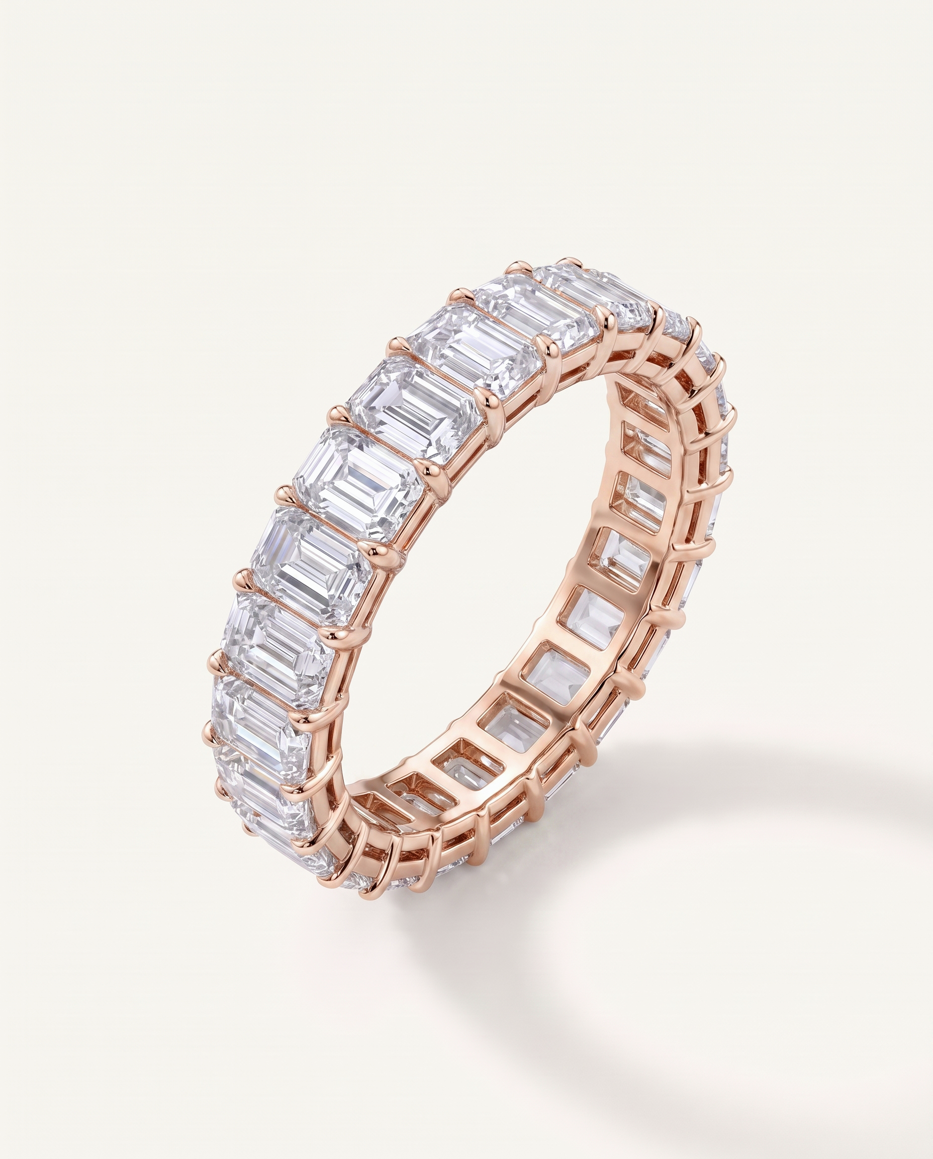 Emerald Cut Diamond Eternity Ring (4.0 ct. tw.)