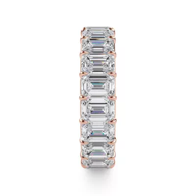 Emerald Cut Lab Diamond Eternity Ring (6.0 ct. tw.)