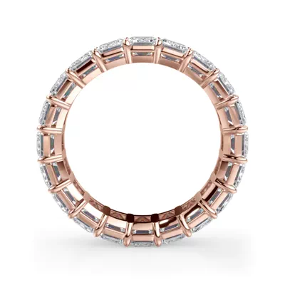 Emerald Cut Lab Diamond Eternity Ring (6.0 ct. tw.)