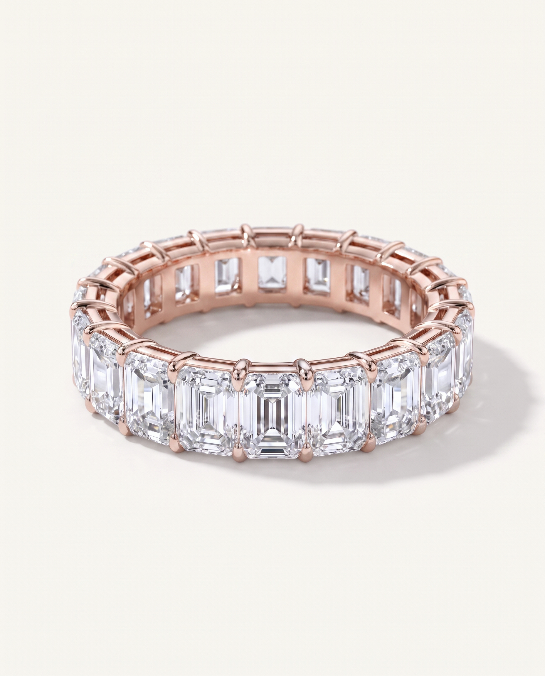 Emerald Cut Lab Diamond Eternity Ring (6.0 ct. tw.)
