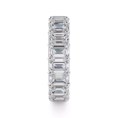 Emerald Cut Lab Diamond Eternity Ring (6.0 ct. tw.)