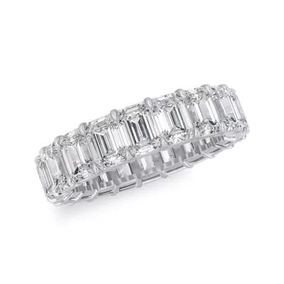 Emerald Cut Lab Diamond Eternity Ring (6.0 ct. tw.)