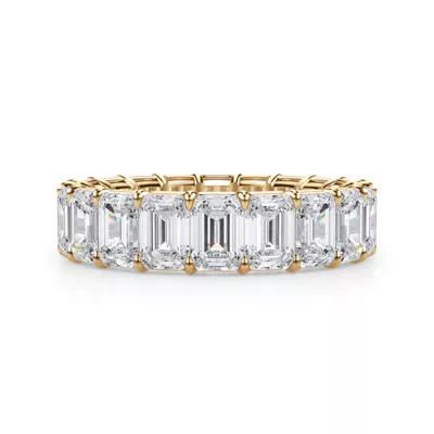 Emerald Cut Lab Diamond Eternity Ring (6.0 ct. tw.)