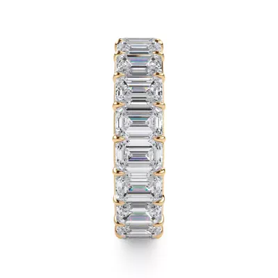 Emerald Cut Lab Diamond Eternity Ring (6.0 ct. tw.)