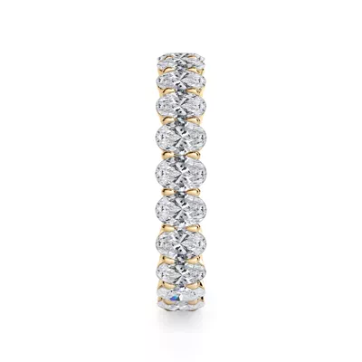 Oval Cut Lab Diamond Eternity Ring (2.0 ct. tw.)