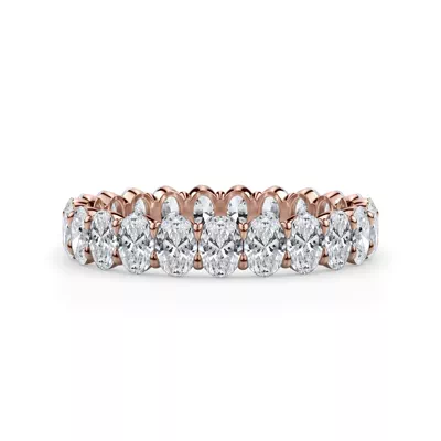 Oval Cut Diamond Eternity Ring (2.0 ct. tw.)