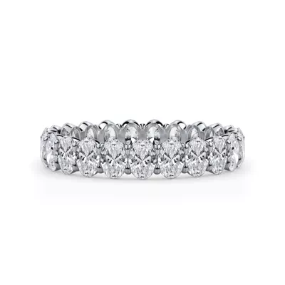 Oval Cut Diamond Eternity Ring (2.0 ct. tw.)