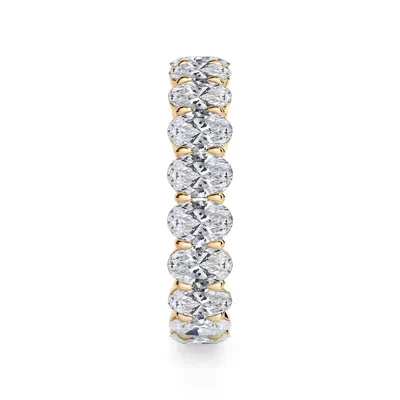 Oval Cut Lab Diamond Eternity Ring (3.0 ct. tw.)