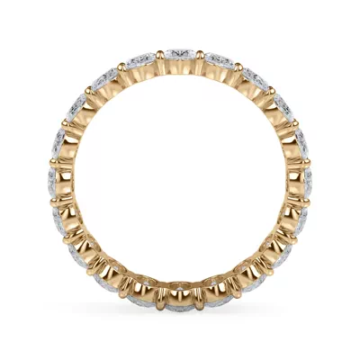 Oval Cut Lab Diamond Eternity Ring (3.0 ct. tw.)
