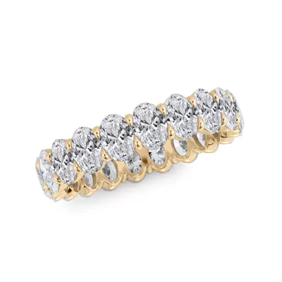 Oval Cut Lab Diamond Eternity Ring (3.0 ct. tw.)