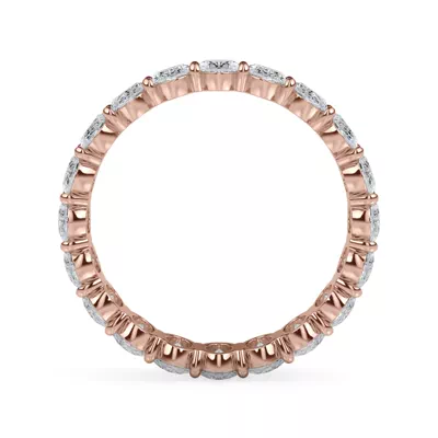Oval Cut Diamond Eternity Ring (3.0 ct. tw.)