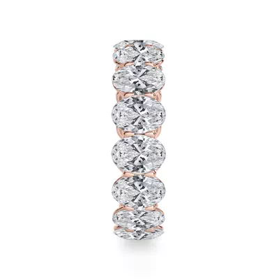 Oval Cut Lab Diamond Eternity Ring (5.0 ct. tw.)