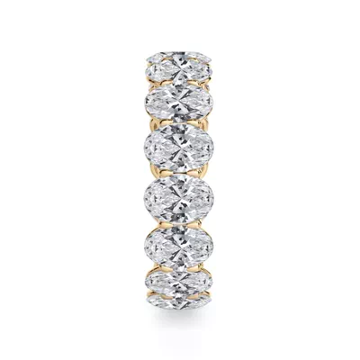 Oval Cut Lab Diamond Eternity Ring (5.0 ct. tw.)