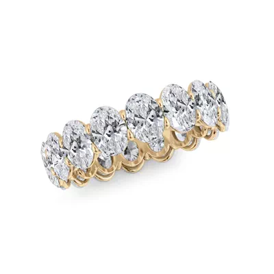 Oval Cut Lab Diamond Eternity Ring (5.0 ct. tw.)