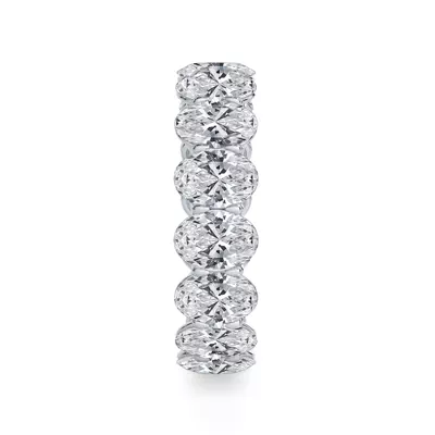 Oval Cut Diamond Eternity Ring (5.0 ct. tw.)