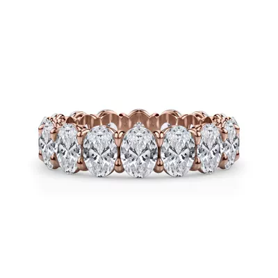 Oval Cut Lab Diamond Eternity Ring (6.0 ct. tw.)