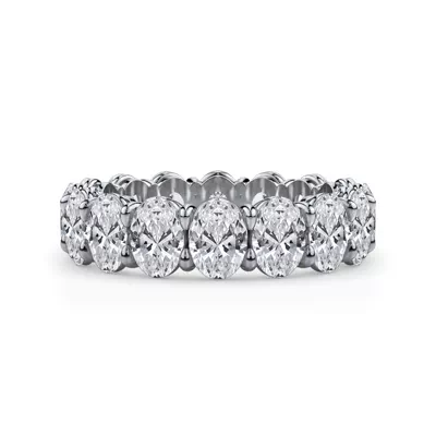 Oval Cut Lab Diamond Eternity Ring (6.0 ct. tw.)