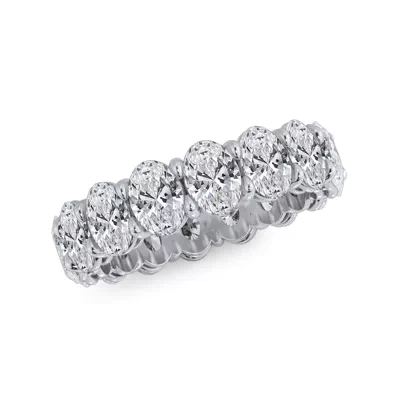 Oval Cut Lab Diamond Eternity Ring (6.0 ct. tw.)