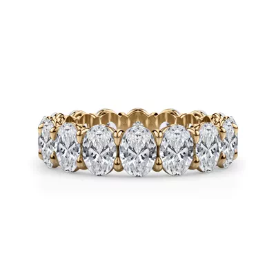 Oval Cut Lab Diamond Eternity Ring (6.0 ct. tw.)