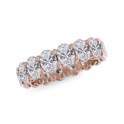 Oval Cut Diamond Eternity Ring (6.0 ct. tw.)