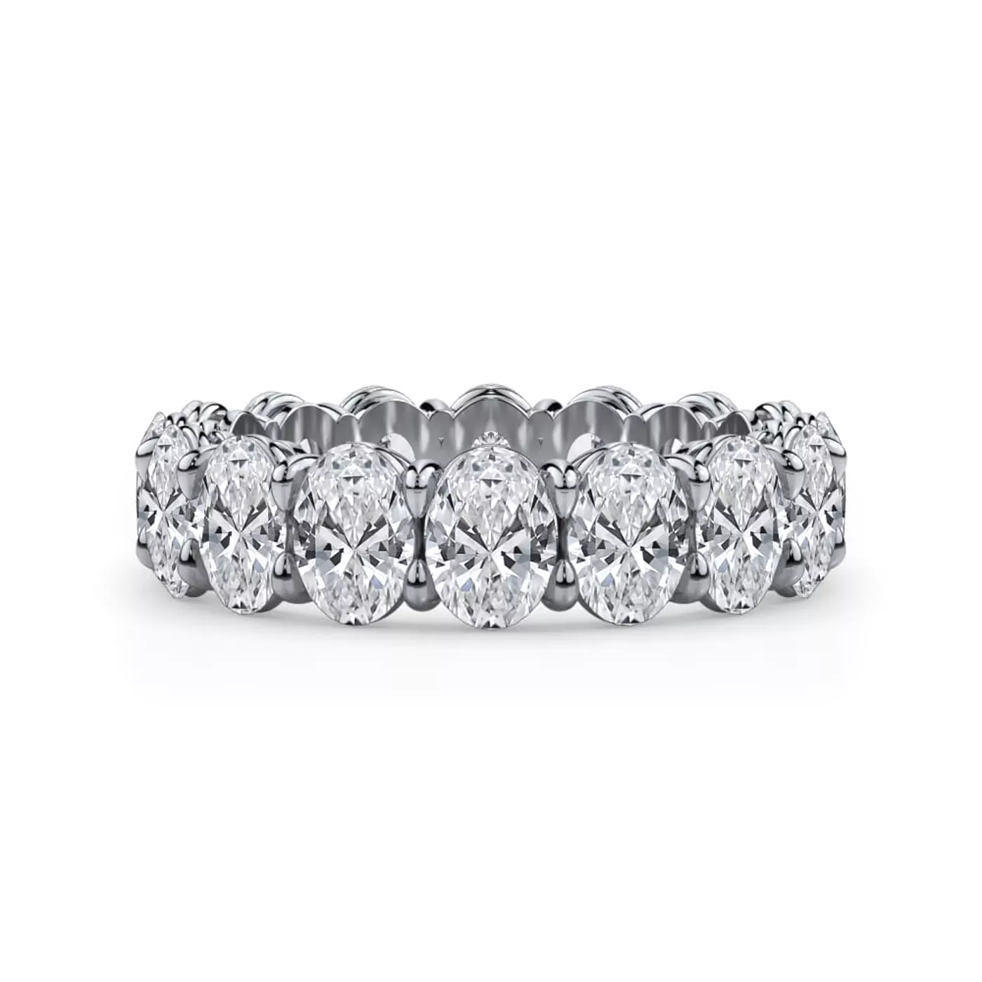 Oval Cut Diamond Eternity Ring (6.0 ct. tw.)