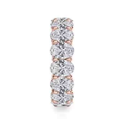 Oval Cut Lab Diamond Eternity Ring (7.0 ct. tw.)