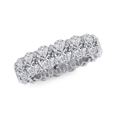 Oval Cut Lab Diamond Eternity Ring (7.0 ct. tw.)