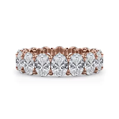 Oval Cut Diamond Eternity Ring (7.0 ct. tw.)