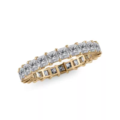 Princess Cut Lab Diamond Eternity Ring (2.0 ct. tw.)